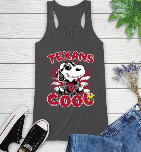 NFL Football Houston Texans Cool Snoopy Shirt Racerback Tank 9