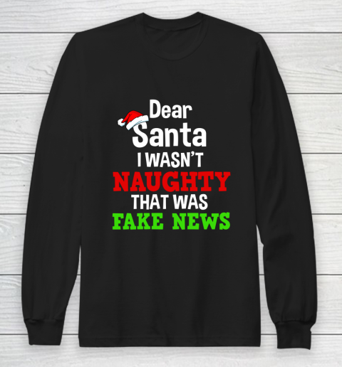 Funny Trump Christmas Santa Long Sleeve T-Shirt
