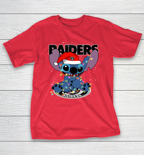 Oakland Raiders NFL Football noel stitch Christmas T-Shirt 7