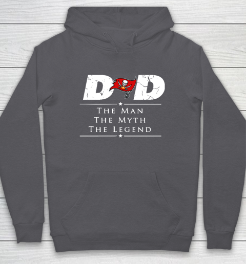 Tampa Bay Buccaneers NFL Football Dad The Man The Myth The Legend Hoodie 4