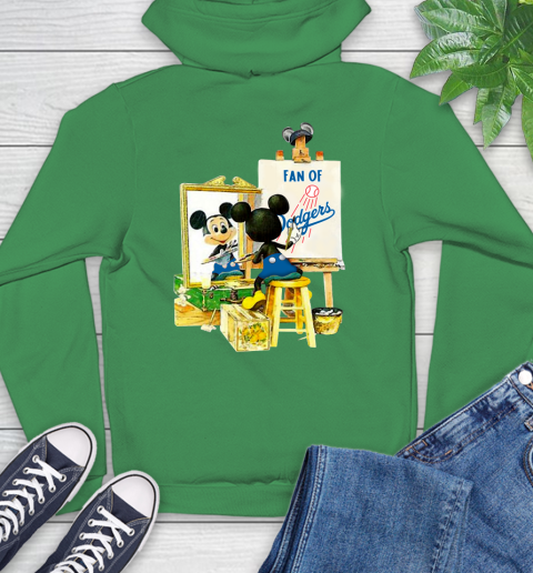MLB Baseball Los Angeles Dodgers Mickey Drawing Shirt 21