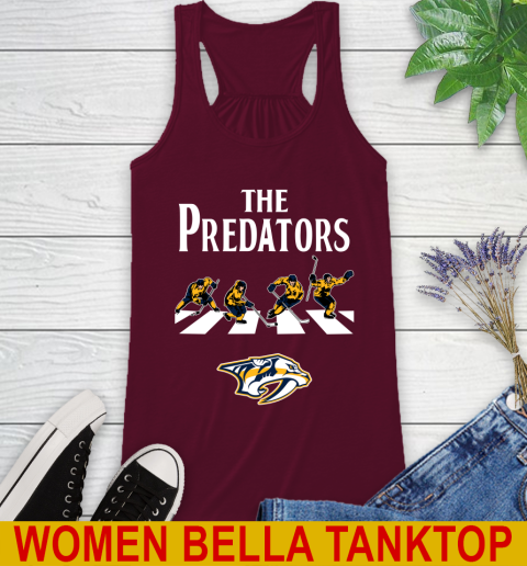 NHL Hockey Nashville Predators The Beatles Rock Band Shirt Racerback Tank 2