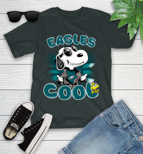 NFL Football Philadelphia Eagles Cool Snoopy Shirt Youth T-Shirt 5