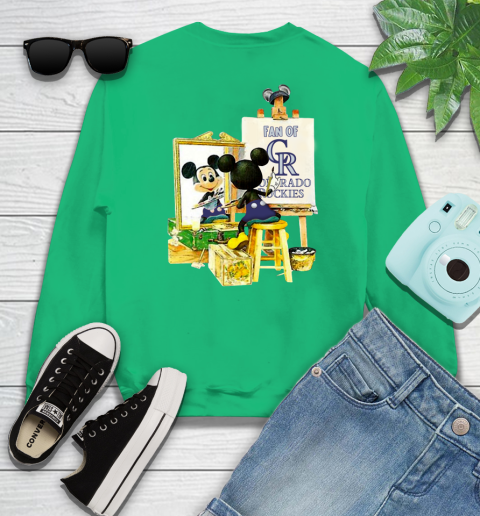 MLB Baseball Colorado Rockies Mickey Drawing Shirt 31
