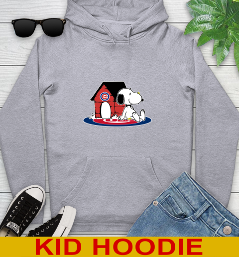 MLB Baseball Chicago Cubs Snoopy The Peanuts Movie Shirt Youth Hoodie 6