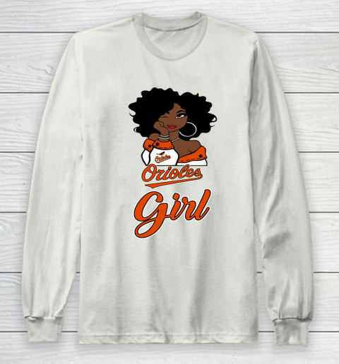 Baltimore Orioles Girl MLB Long Sleeve T-Shirt 12