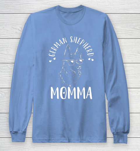 Dog Mom Shirt German Shepherd Momma Dog Mom Mama Gift Long Sleeve T-Shirt 8