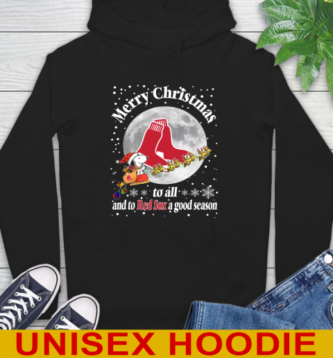 Boston Red Sox Merry Christmas To All And To Red Sox A Good Season MLB Baseball Sports Hoodie