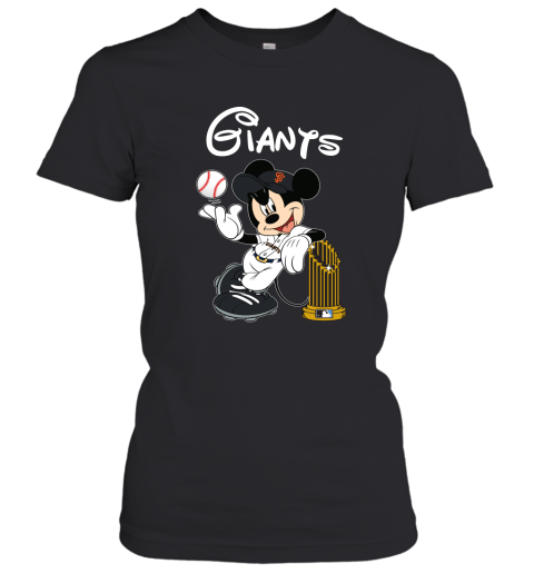San Francisco Giants Mickey Taking The Trophy Mlb 2019 Women's T-Shirt