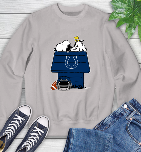 Indianapolis Colts NFL Football Snoopy Woodstock The Peanuts Movie Sweatshirt 12