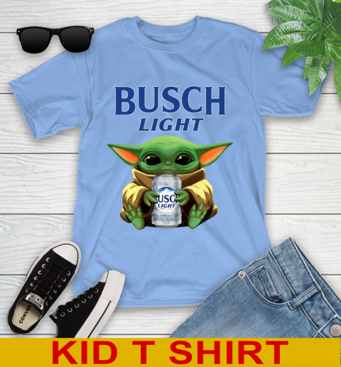 Star Wars Baby Yoda Hugs Busch Light Beer Shirt 111