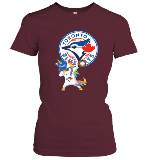 Hip Hop Dabbing Unicorn Flippin Love Toronto Blue Jays Women's T-Shirt