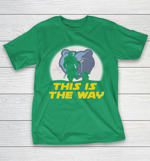Memphis Grizzlies NBA Basketball Star Wars Yoda And Mandalorian This Is The Way T-Shirt 5