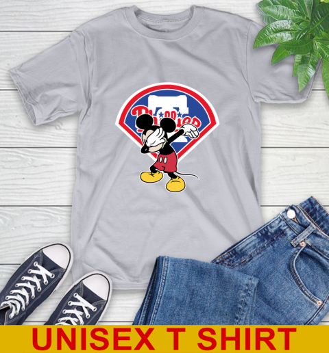 Philadelphia Phillies MLB Baseball Dabbing Mickey Disney Sports T-Shirt 6