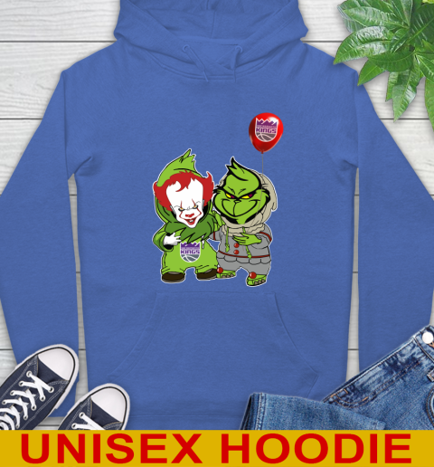 Sacramento Kings Baby Pennywise Grinch Christmas NBA Basketball Hoodie 9