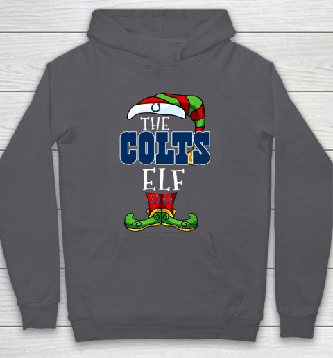 Indianapolis Colts Christmas ELF Funny NFL Hoodie 4