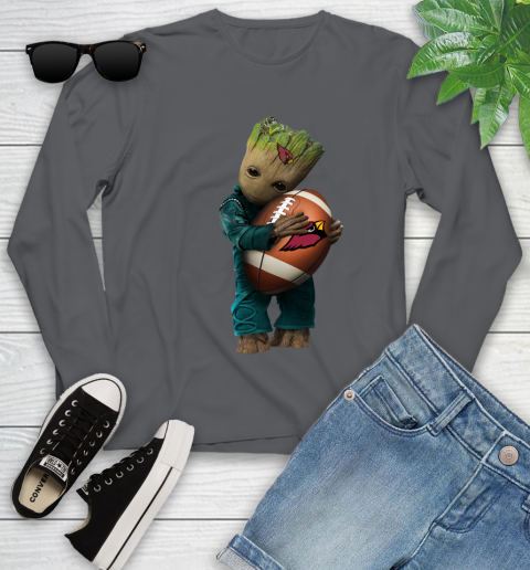 NFL Groot Guardians Of The Galaxy Football Sports Arizona Cardinals Youth Long Sleeve 8