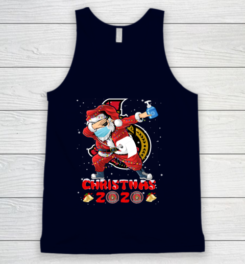 Ottawa Senators Funny Santa Claus Dabbing Christmas 2020 NHL Tank Top 2