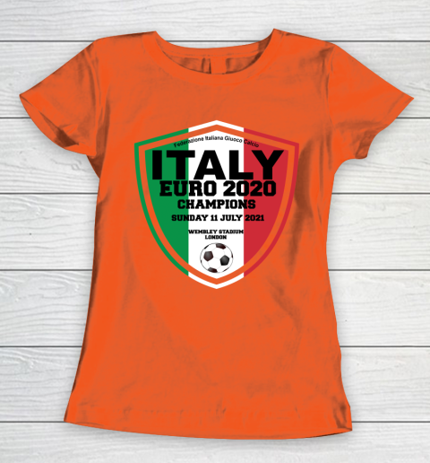 Italy Football Italian Football Forza Italia Champions Euro 2020 Women's T-Shirt 3