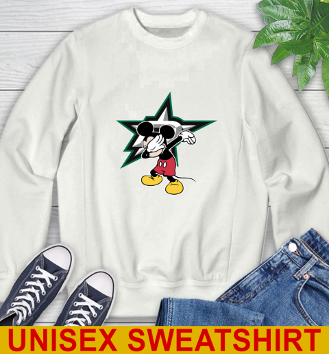 Dallas Stars NHL Hockey Dabbing Mickey Disney Sports Sweatshirt