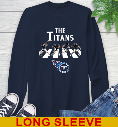 NFL Football Tennessee Titans The Beatles Rock Band Shirt Long Sleeve T-Shirt 3