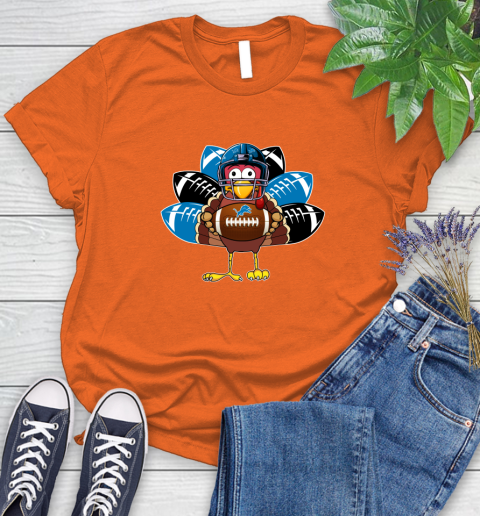 Detroit Lions Turkey Thanksgiving Day Women's T-Shirt 4
