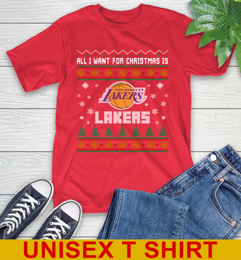 NBA Basketball All I Want For Christmas Is Los Angeles Lakers 12