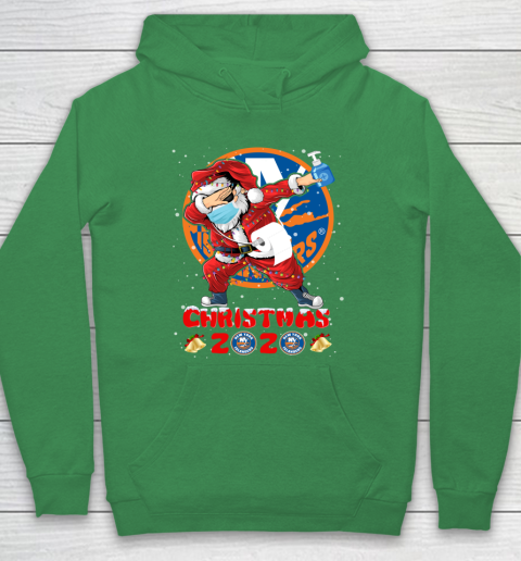 New York Islanders Funny Santa Claus Dabbing Christmas 2020 NHL Hoodie 5