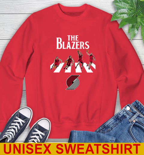 NBA Basketball Portland Trail Blazers The Beatles Rock Band Shirt Sweatshirt 12