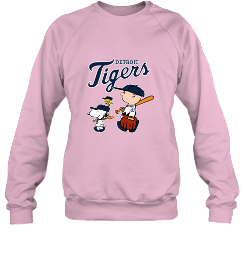 Detroit Tigers Let's Play Baseball Together Snoopy MLB Shirt 