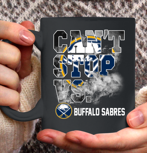 NHL Buffalo Sabres Hockey Can't Stop Vs Ceramic Mug 11oz