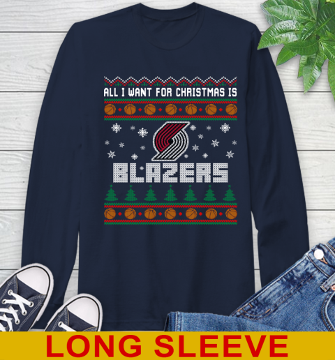NBA All I Want For Christmas Is Portland Trail Blazers Basketball Sports 57