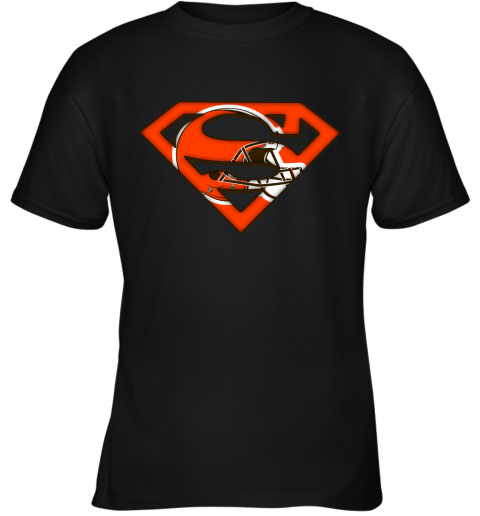 We Are Undefeatable The Cleveland Browns x Superman NFL Youth T-Shirt
