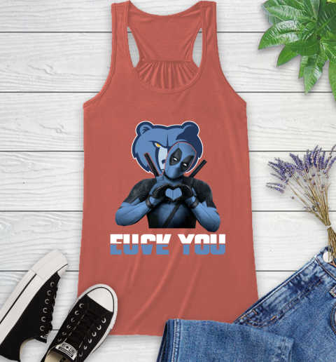 NBA Memphis Grizzlies Deadpool Love You Fuck You Basketball Sports Racerback Tank 3