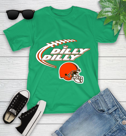 NFL Cleveland Browns Dilly Dilly Football Sports Youth T-Shirt 6
