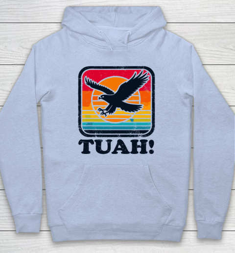 Funny Hawk Tuah Tush Camping Hiking Sarcastic Hoodie 5