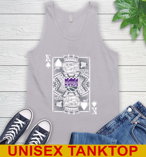 Sacramento Kings NBA Basketball The King Of Spades Death Cards Shirt Tank Top 3