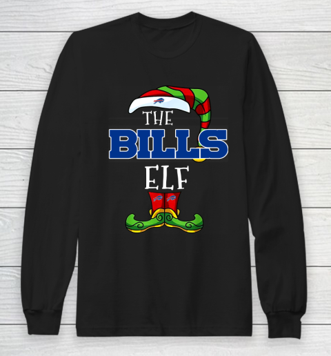 Buffalo Bills Christmas ELF Funny NFL Long Sleeve T-Shirt