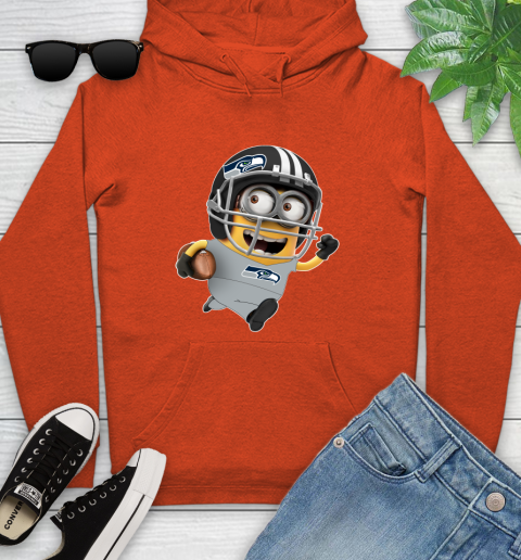 NFL Seattle Seahawks Minions Disney Football Sports Youth Hoodie 5