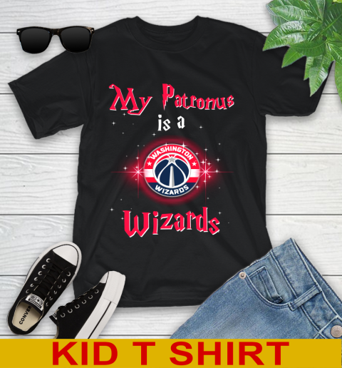 NBA Basketball Harry Potter My Patronus Is A Washington Wizards Youth T-Shirt