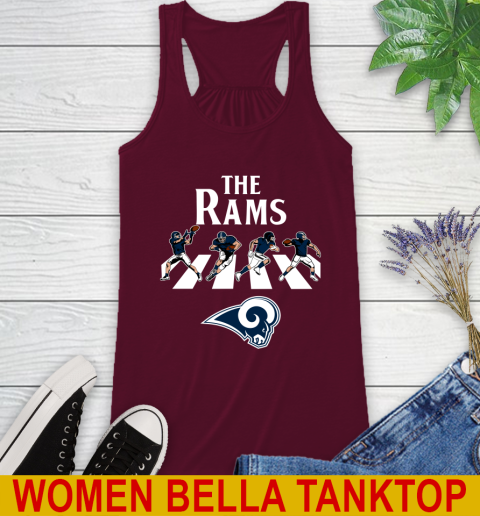 NFL Football Los Angeles Rams The Beatles Rock Band Shirt Racerback Tank 2