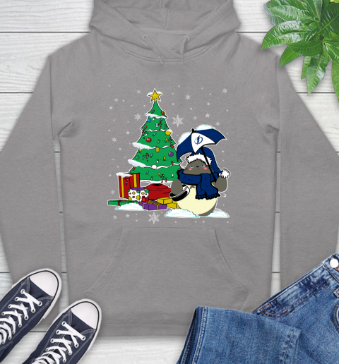 Tampa Bay Lightning NHL Hockey Cute Tonari No Totoro Christmas Sports Hoodie 6