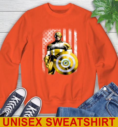 Indiana Pacers NBA Basketball Captain America Marvel Avengers American Flag Shirt Sweatshirt 3