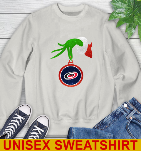 Carolina Hurricanes Grinch Merry Christmas NHL Hockey Sweatshirt 12