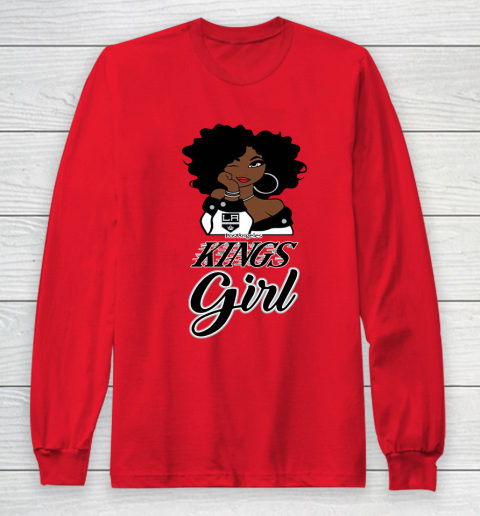 Los Angeles Kings Girl NHL Long Sleeve T-Shirt 10
