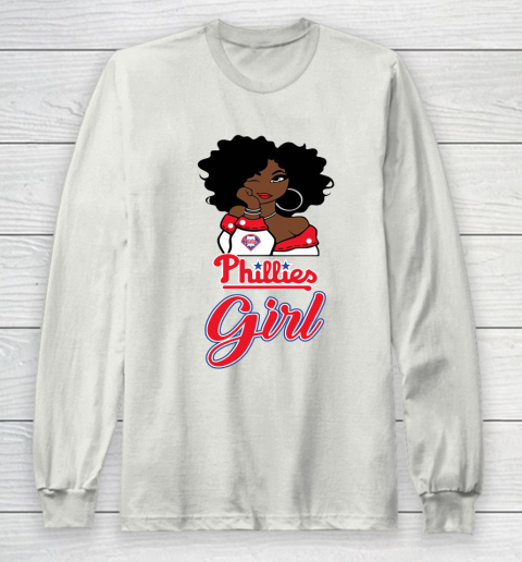 Philadelphia Philliess Girl MLB Long Sleeve T-Shirt 12