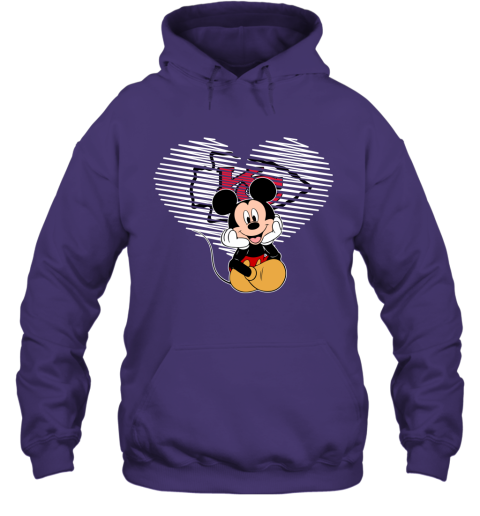 NFL Kansas City Chiefs The Heart Mickey Mouse Disney Football T Shirt 1AlB7UFB4UQ hoodie 23 95 151514 front purple