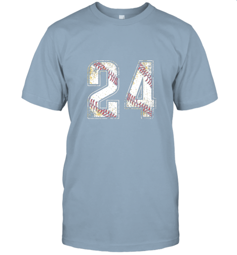 x44n 24 baseball jersey number 24 vintage retro birthday gift jersey t shirt 60 front light blue