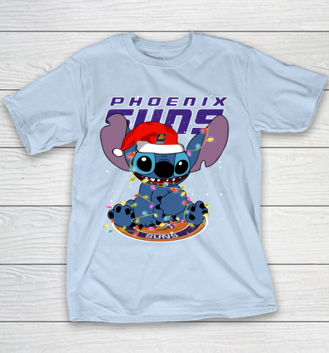 Phoenix Suns NBA noel stitch Basketball Christmas Youth T-Shirt 4