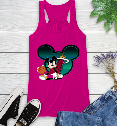 NBA Miami Heat Mickey Mouse Disney Basketball Racerback Tank 8